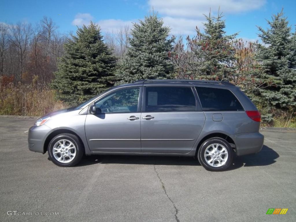 Phantom Gray Pearl 2005 Toyota Sienna LE AWD Exterior Photo #39236725