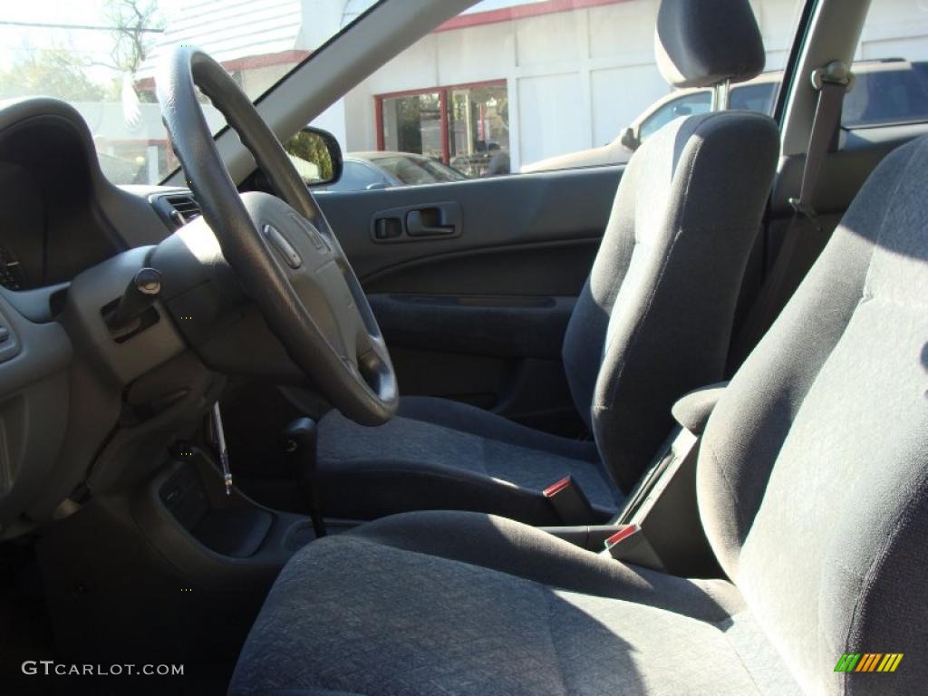 Gray Interior 1997 Honda Civic EX Coupe Photo #39237785