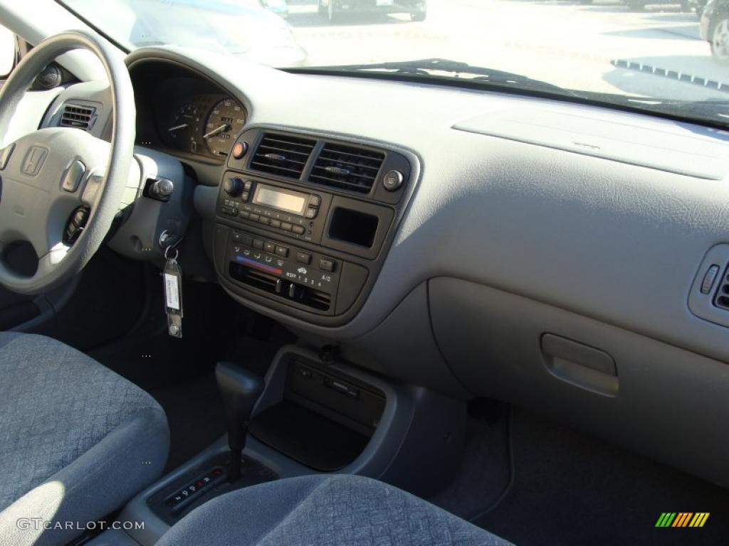 1997 Honda Civic EX Coupe Gray Dashboard Photo #39237817