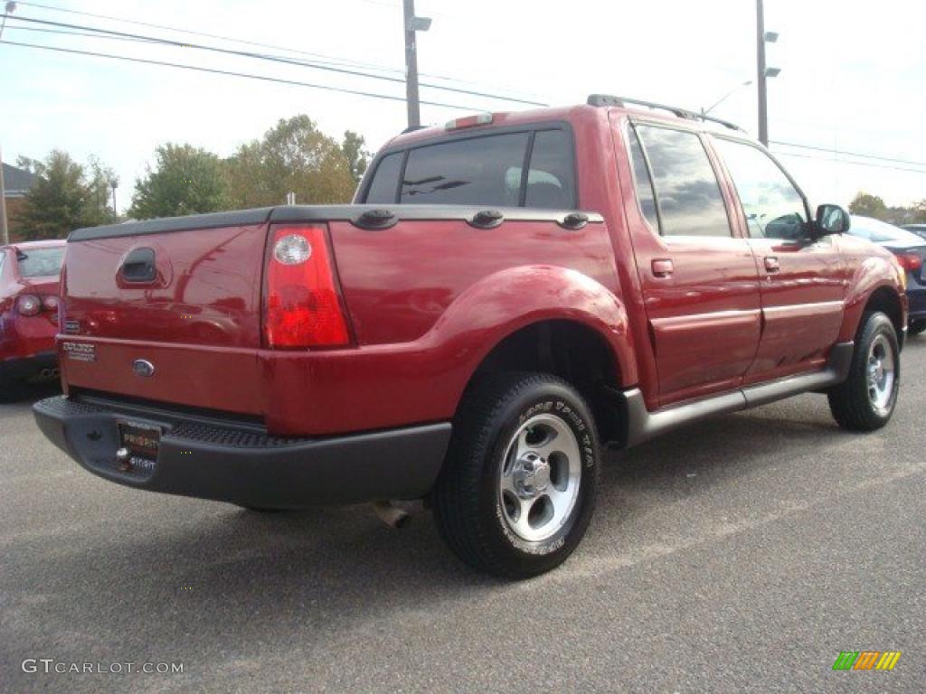 2005 Explorer Sport Trac XLT - Red Fire / Medium Dark Flint photo #5