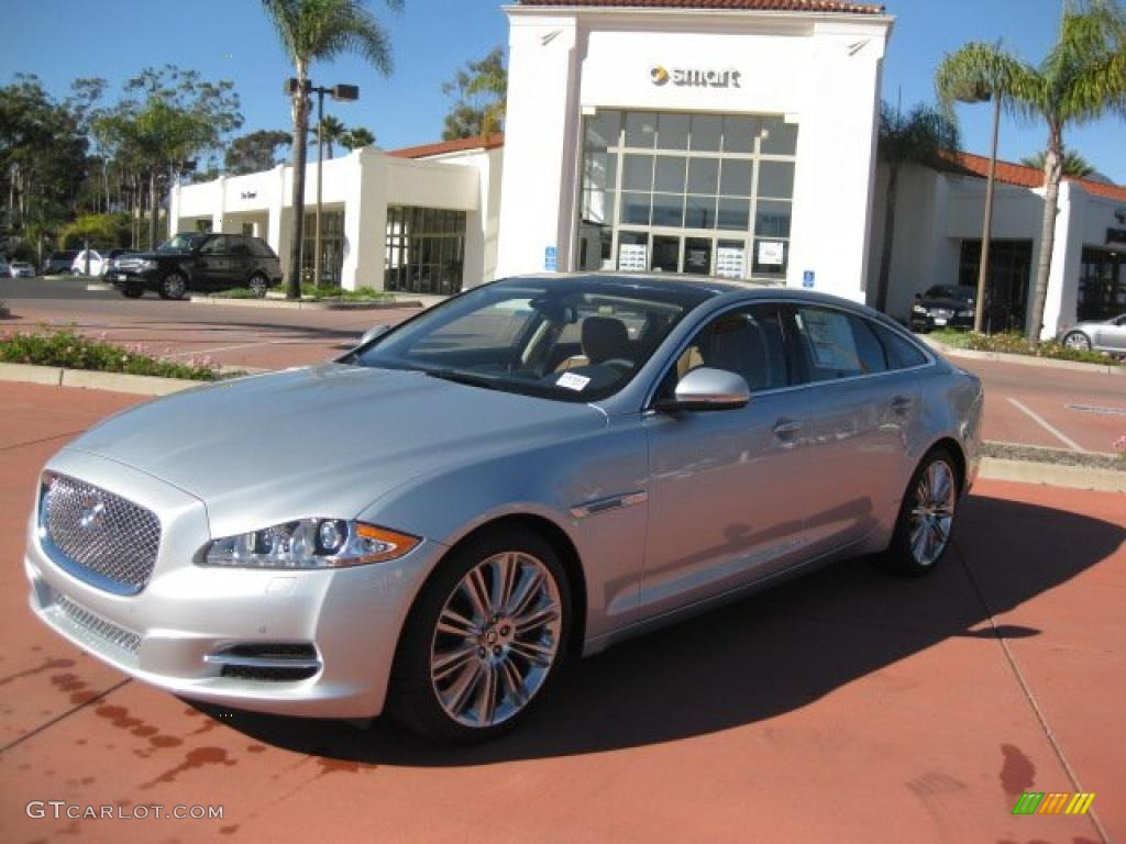 Liquid Silver Metallic 2011 Jaguar XJ XJL Exterior Photo #39239473
