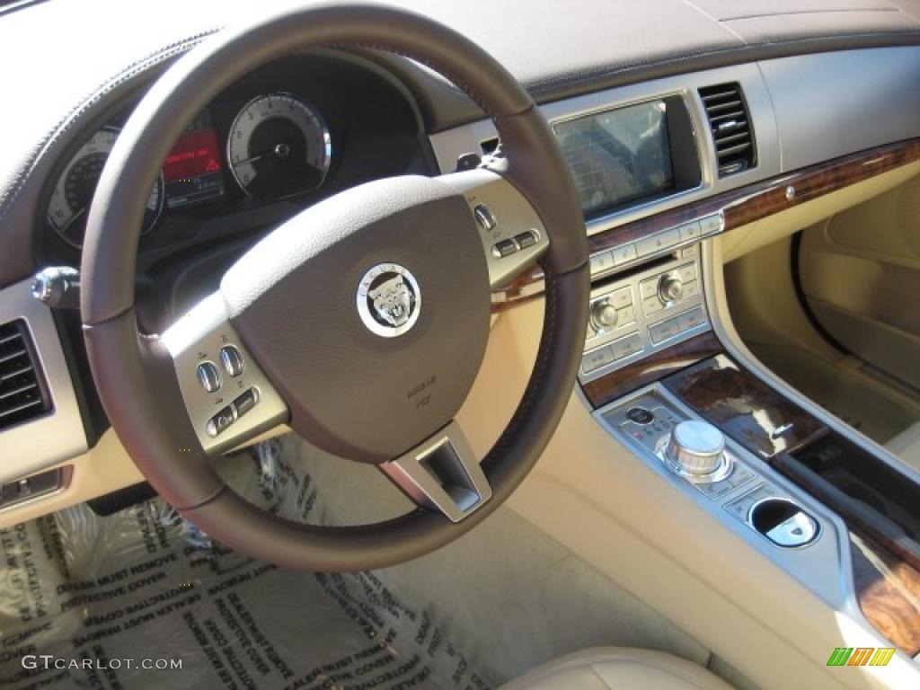 Barley Beige/Truffle Brown Interior 2011 Jaguar XF Sport Sedan Photo #39239855