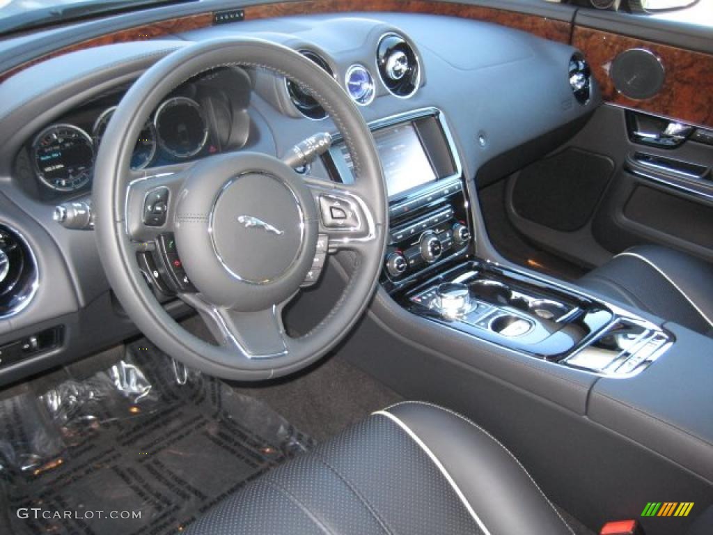 Jet Black/Jet Black Interior 2011 Jaguar XJ XJ Photo #39240382