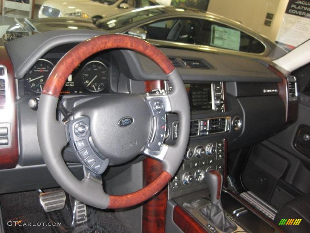 2011 Land Rover Range Rover Supercharged Jet Black/Jet Black Dashboard Photo #39240798