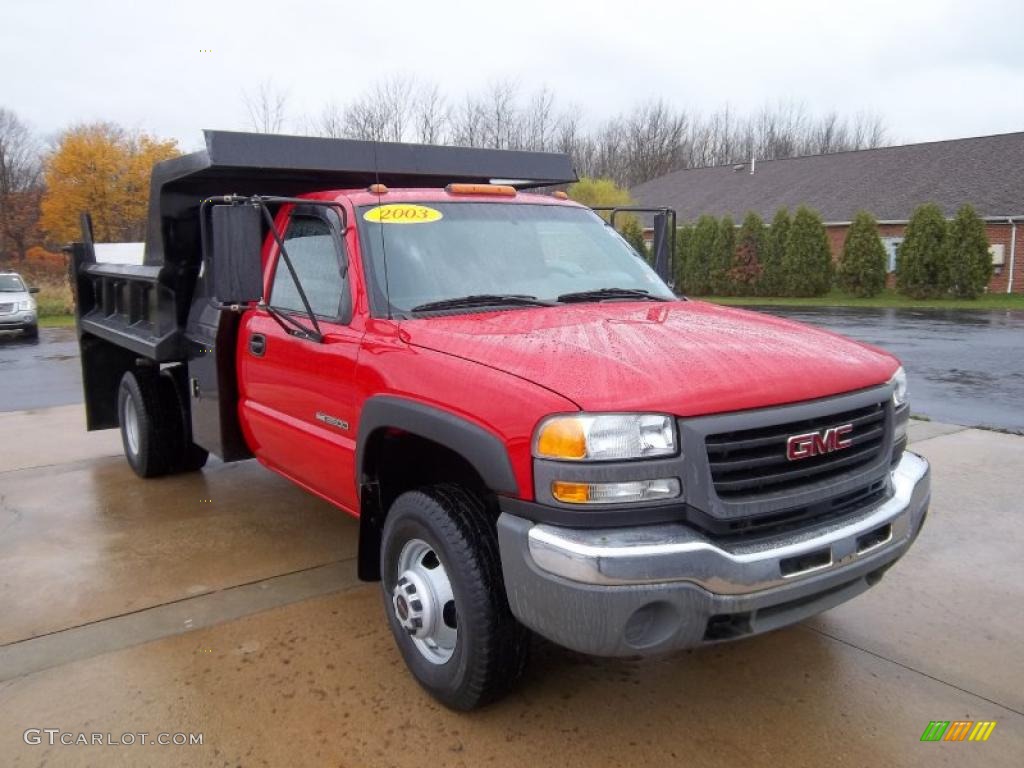 2003 GMC Sierra 3500 Regular Cab 4x4 Chassis Dump Truck Exterior Photos