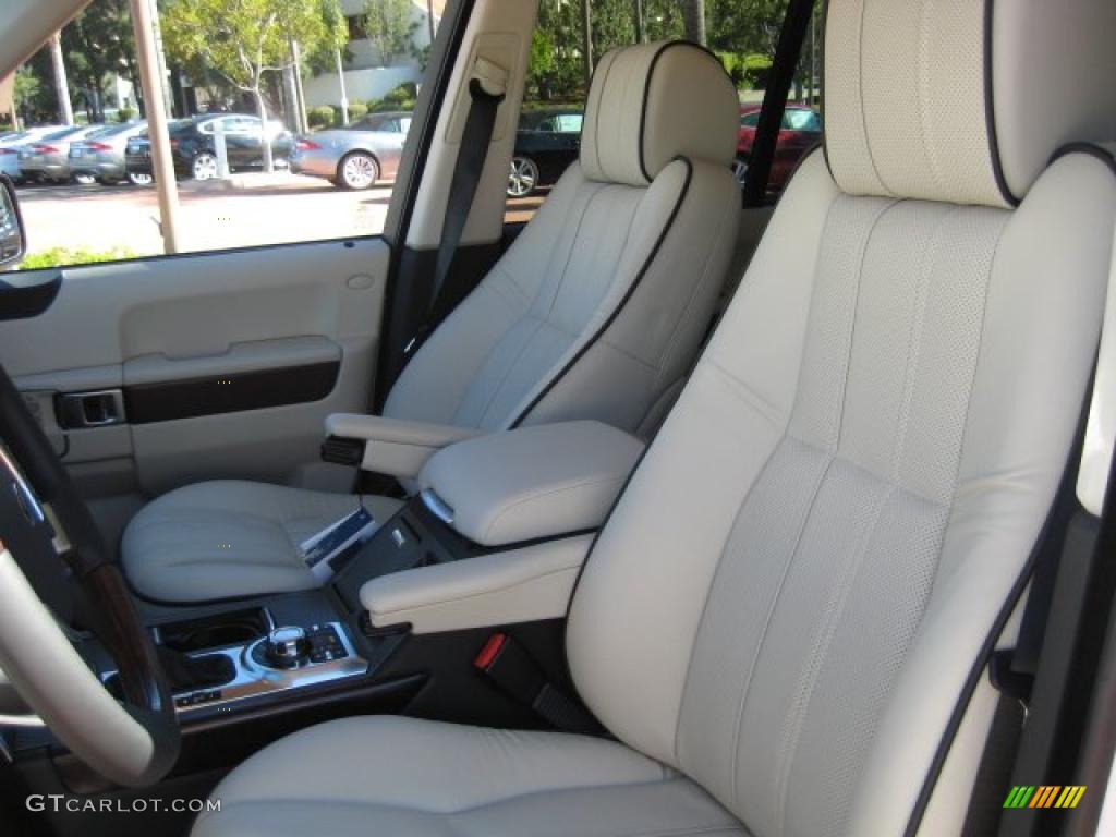 Ivory/Jet Black Interior 2011 Land Rover Range Rover Supercharged Photo #39240870