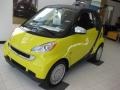 Light Yellow 2010 Smart fortwo pure coupe Exterior