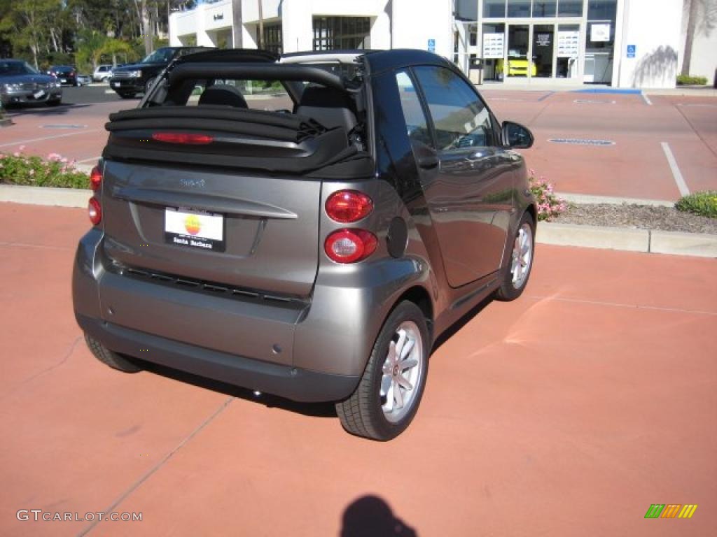 Gray Metallic 2010 Smart fortwo passion cabriolet Exterior Photo #39241126