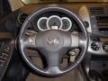 2008 Toyota RAV4 Taupe Interior Steering Wheel Photo