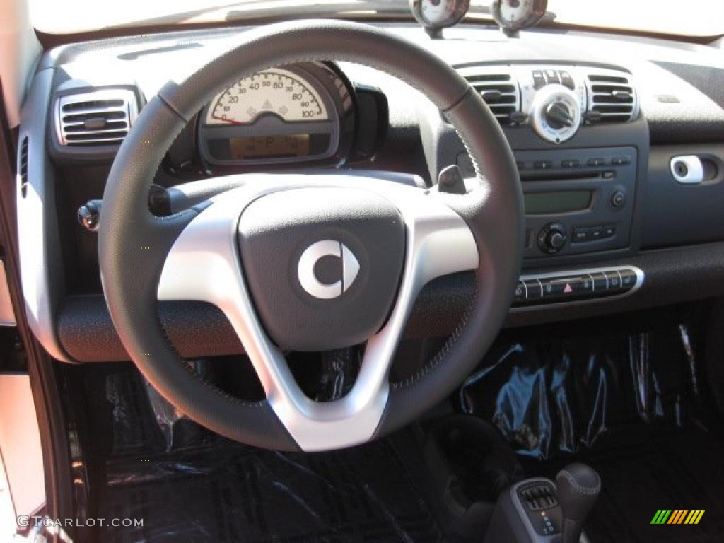 2010 Smart fortwo passion coupe design Black Steering Wheel Photo #39241246