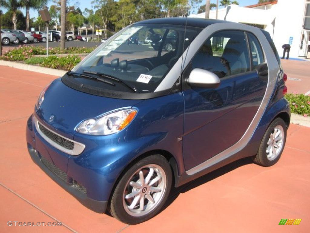 Blue Metallic 2010 Smart fortwo passion coupe Exterior Photo #39241338