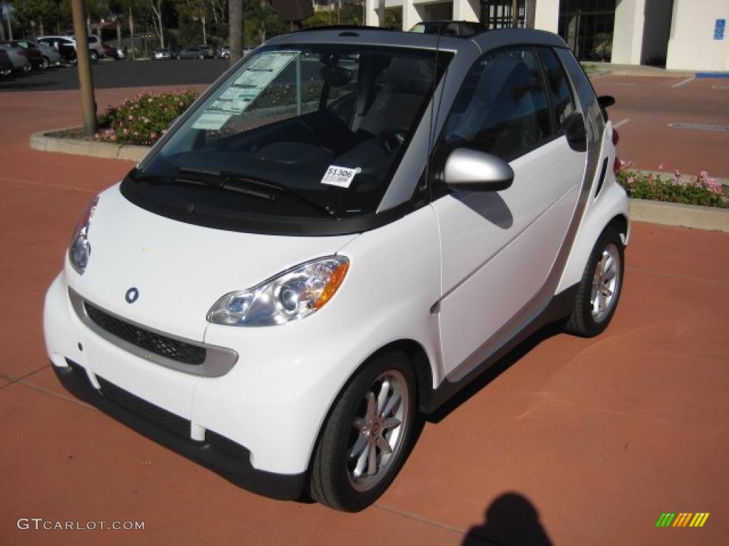 Crystal White 2010 Smart fortwo passion cabriolet Exterior Photo #39241429