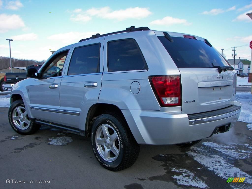 2005 Grand Cherokee Limited 4x4 - Bright Silver Metallic / Medium Slate Gray photo #7