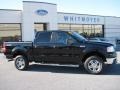 2006 Black Ford F150 XLT SuperCrew 4x4  photo #2