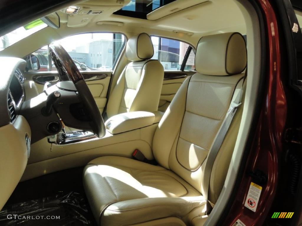 Champagne/Mocha Interior 2008 Jaguar XJ XJ8 Photo #39242962