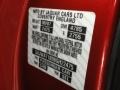 CHB: Radiance Red Metallic 2008 Jaguar XJ XJ8 Color Code