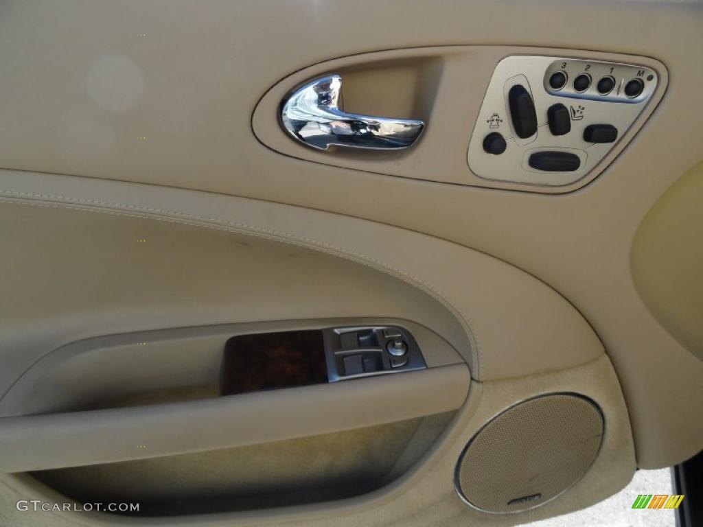 2008 Jaguar XK XK8 Convertible Caramel Door Panel Photo #39243410