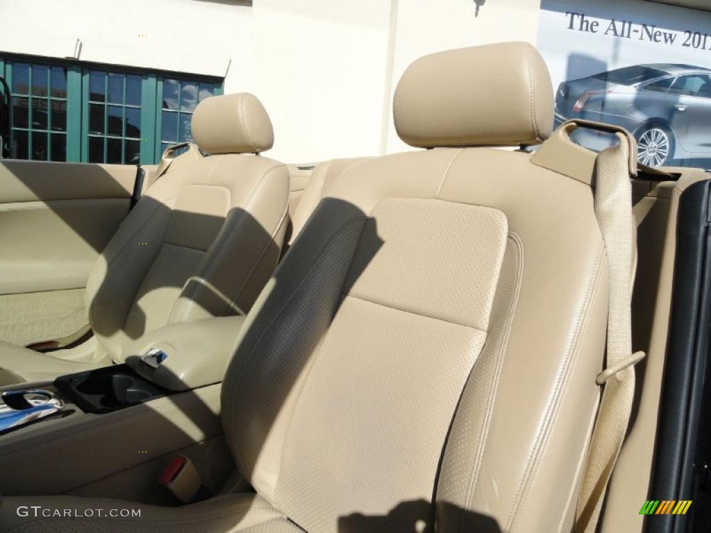 Caramel Interior 2008 Jaguar XK XK8 Convertible Photo #39243419