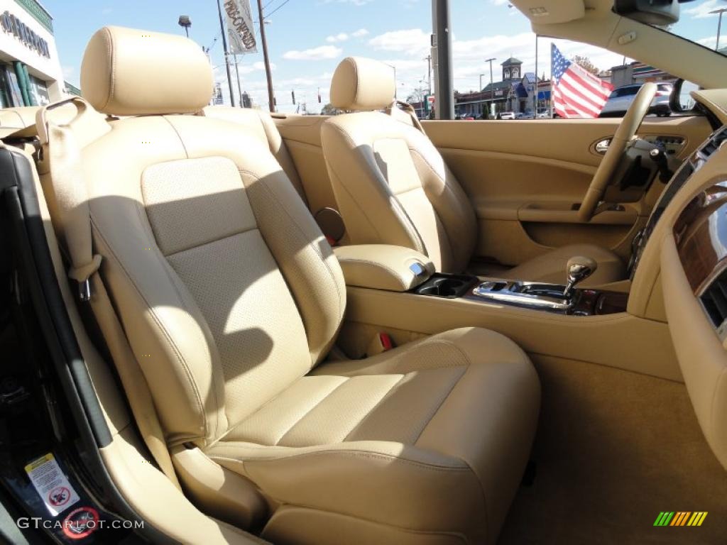 Caramel Interior 2008 Jaguar XK XK8 Convertible Photo #39243514