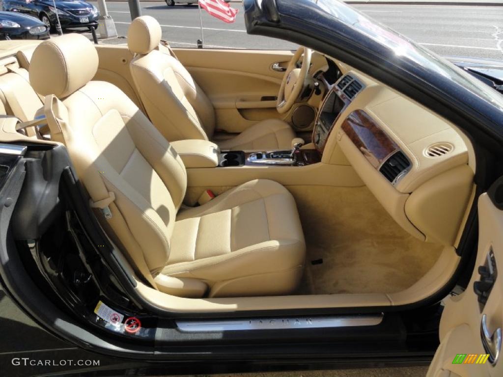 Caramel Interior 2008 Jaguar XK XK8 Convertible Photo #39243550