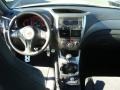 Graphite Gray Alcantara/Carbon Black Leather 2009 Subaru Impreza WRX STi Dashboard