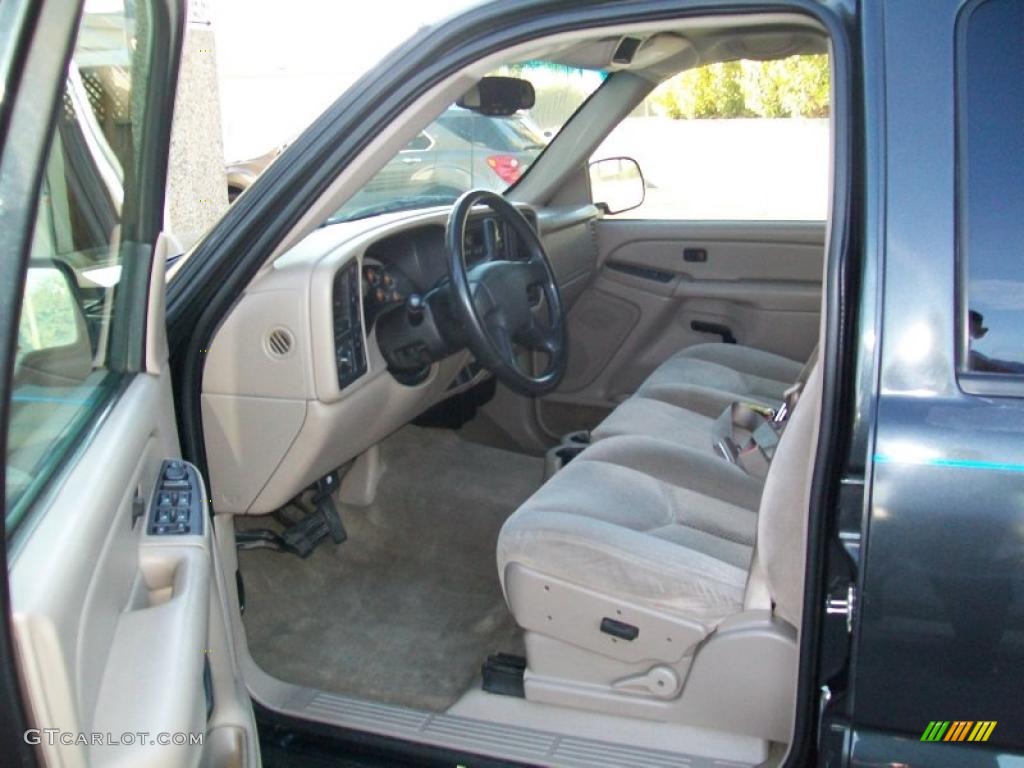 Tan Interior 2004 Chevrolet Silverado 1500 LS Crew Cab Photo #39243754
