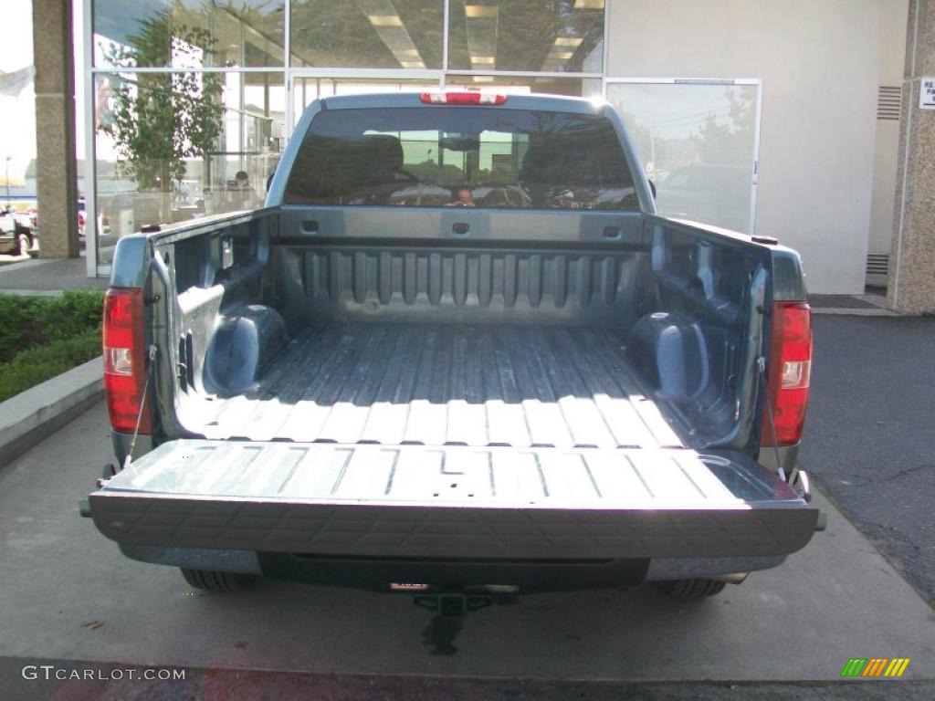 2007 Silverado 1500 LT Extended Cab - Blue Granite Metallic / Light Titanium/Ebony Black photo #5