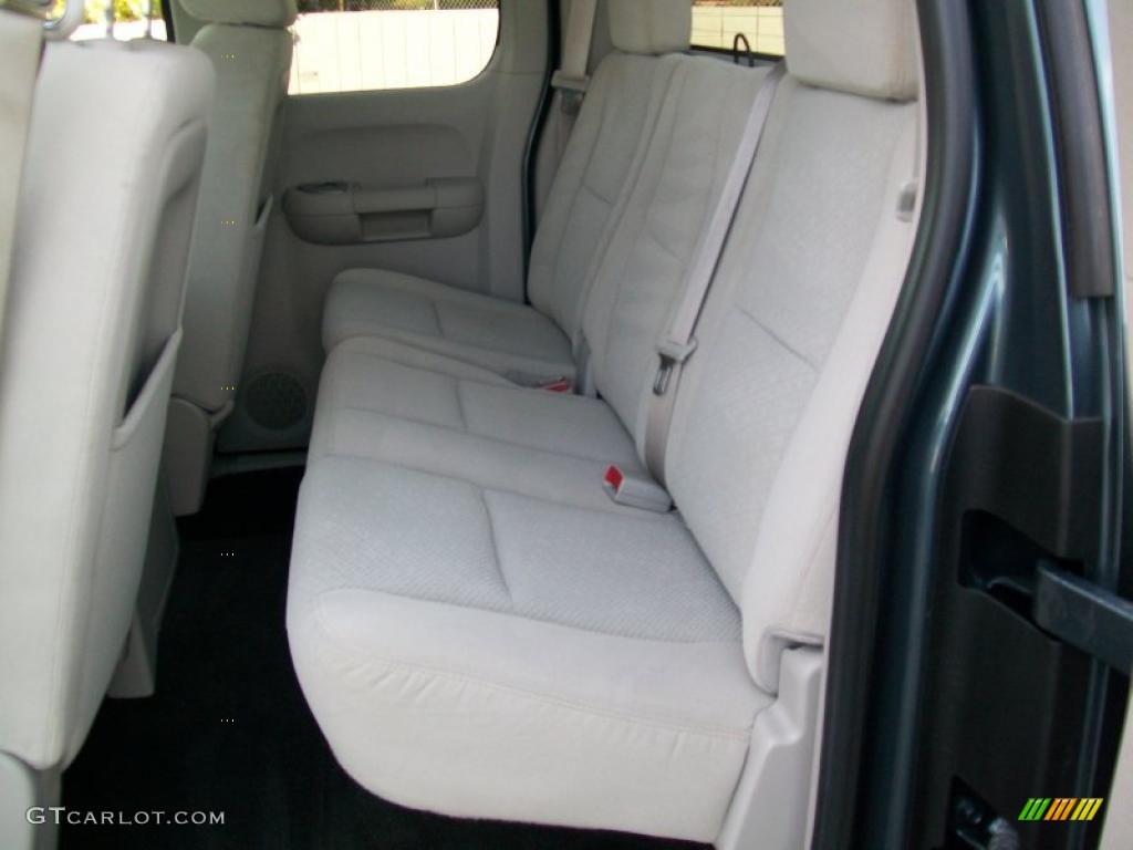 Light Titanium/Ebony Black Interior 2007 Chevrolet Silverado 1500 LT Extended Cab Photo #39244298