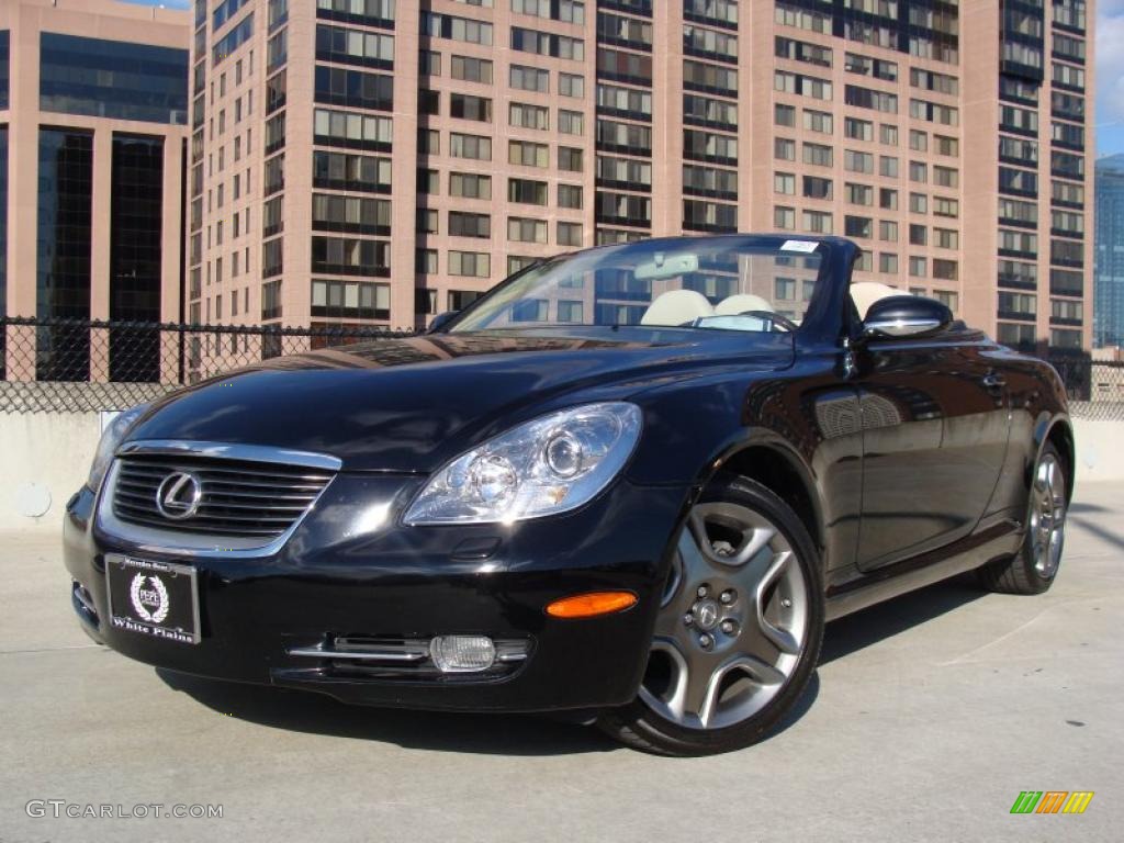 Obsidian Black 2007 Lexus SC 430 Convertible Exterior Photo #39244882