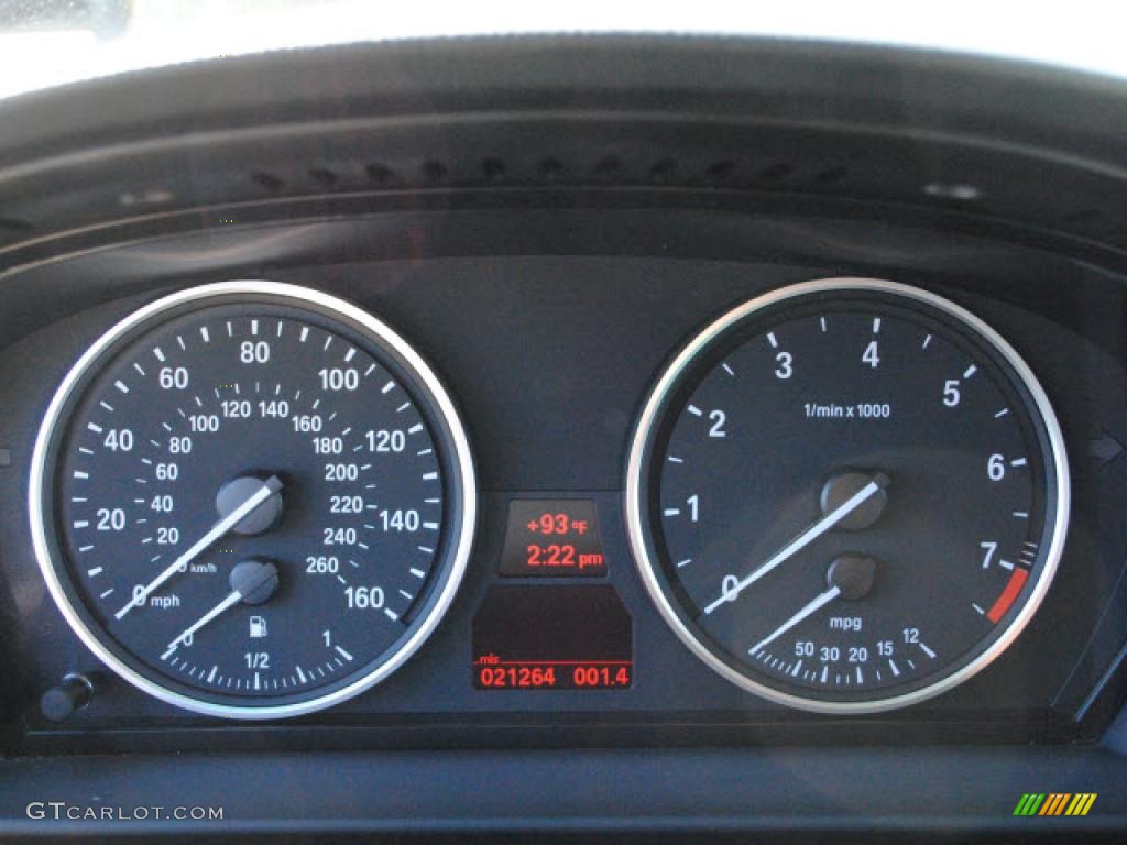 2008 BMW 5 Series 535xi Sports Wagon Gauges Photo #39245010