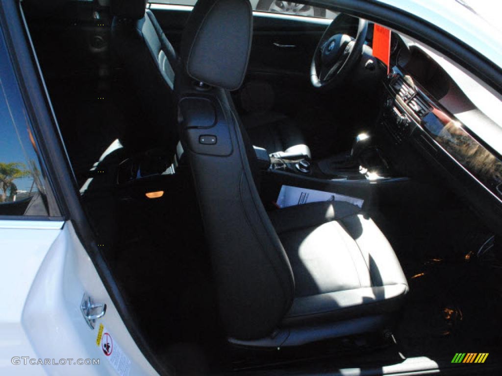 2008 3 Series 335i Coupe - Alpine White / Black photo #4