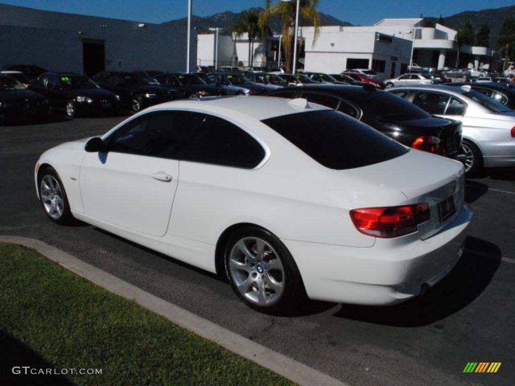 2008 3 Series 335i Coupe - Alpine White / Black photo #11