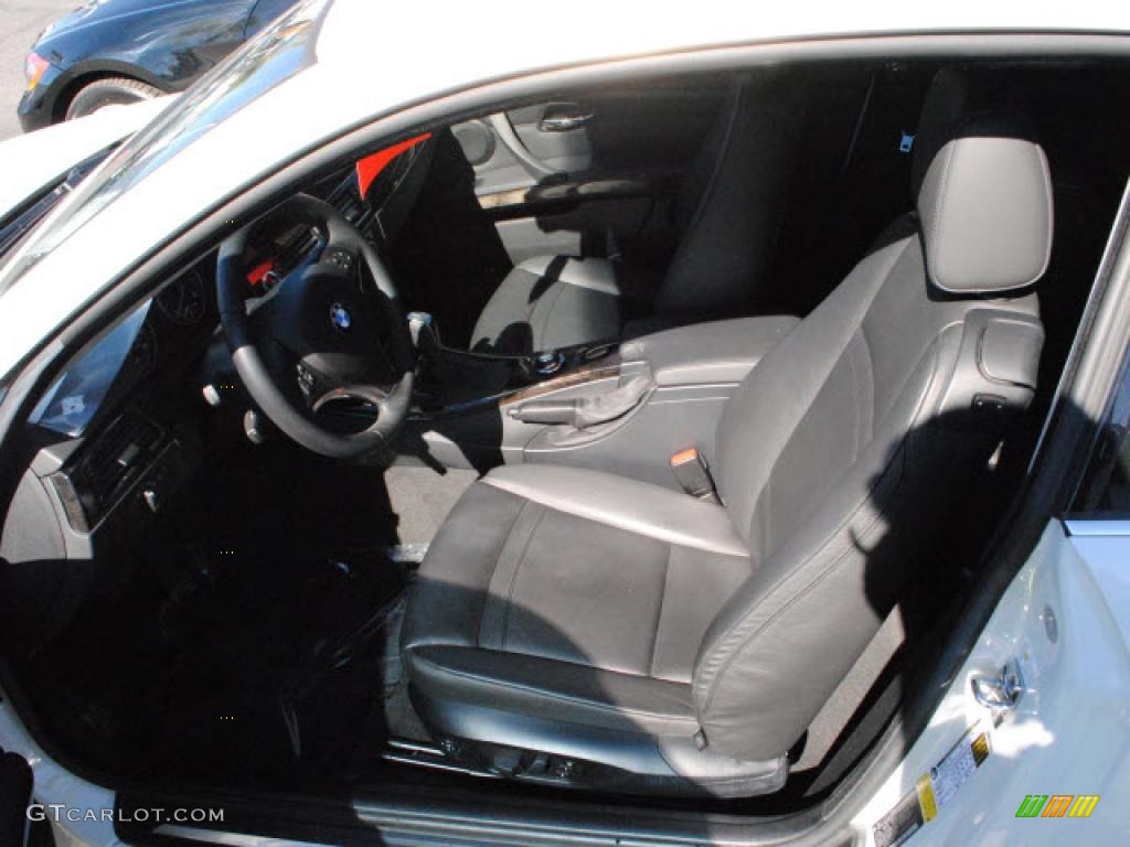 2008 3 Series 335i Coupe - Alpine White / Black photo #15