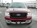 2005 Dark Toreador Red Metallic Ford F150 XLT SuperCrew 4x4  photo #2