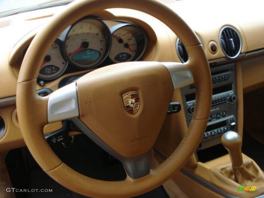 2006 Porsche Cayman S Sand Beige Dashboard Photo #39248131