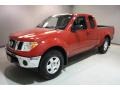 2007 Red Alert Nissan Frontier SE King Cab 4x4  photo #3