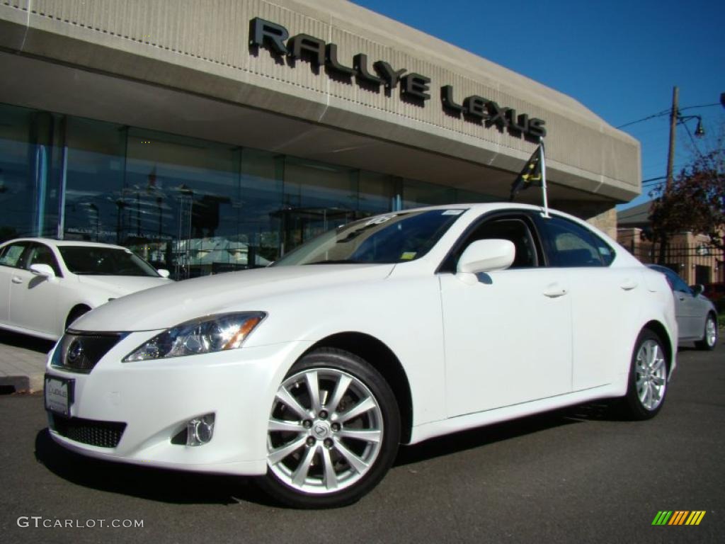 2008 IS 250 AWD - Starfire White Pearl / Black photo #1