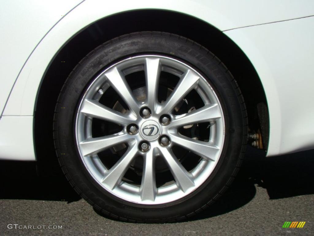 2008 IS 250 AWD - Starfire White Pearl / Black photo #6