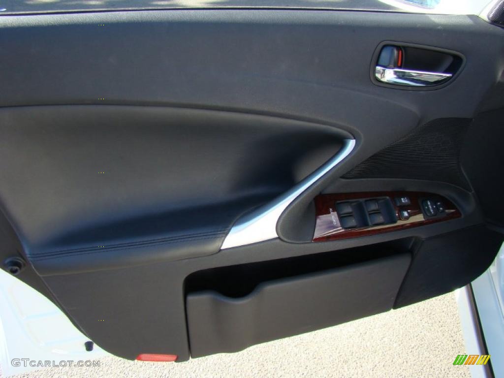 2008 IS 250 AWD - Starfire White Pearl / Black photo #7