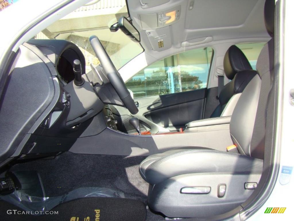 2008 IS 250 AWD - Starfire White Pearl / Black photo #9