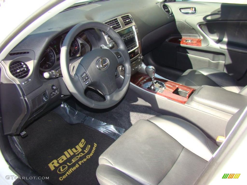 2008 IS 250 AWD - Starfire White Pearl / Black photo #10