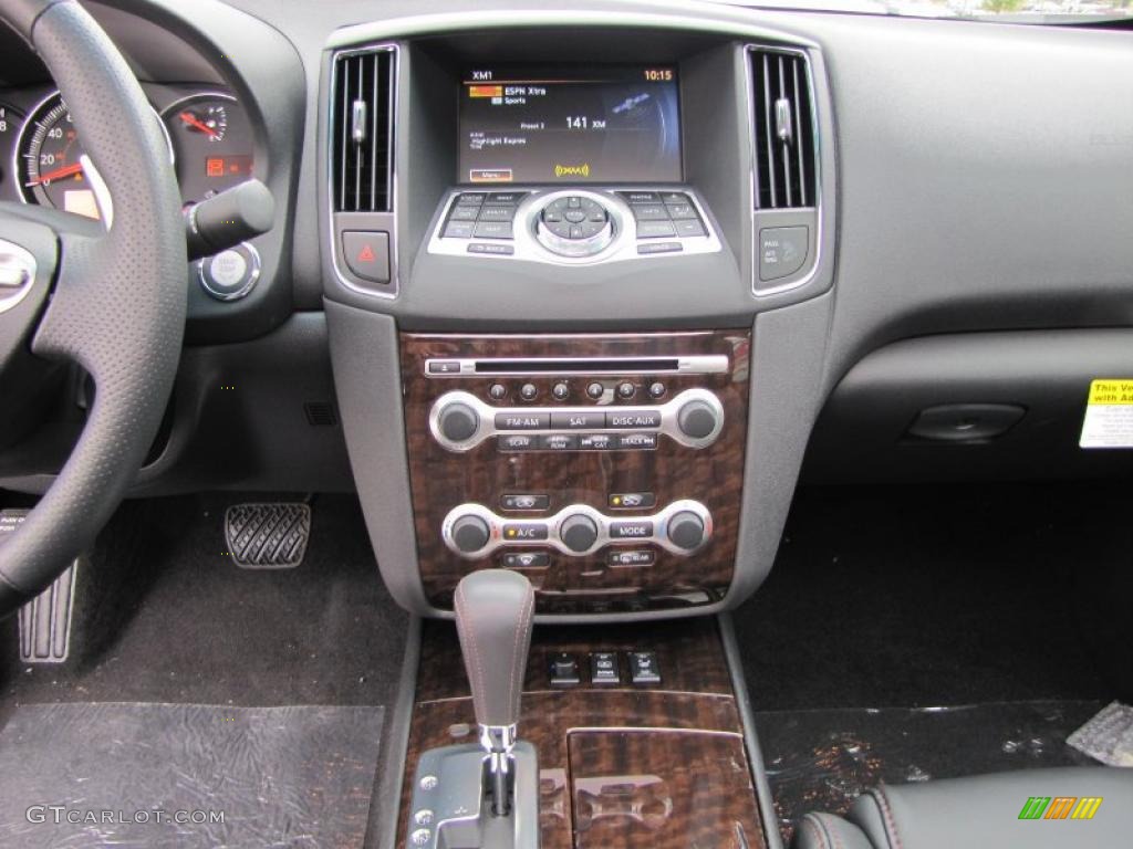 2011 Nissan Maxima 3.5 SV Sport Charcoal Dashboard Photo #39250088