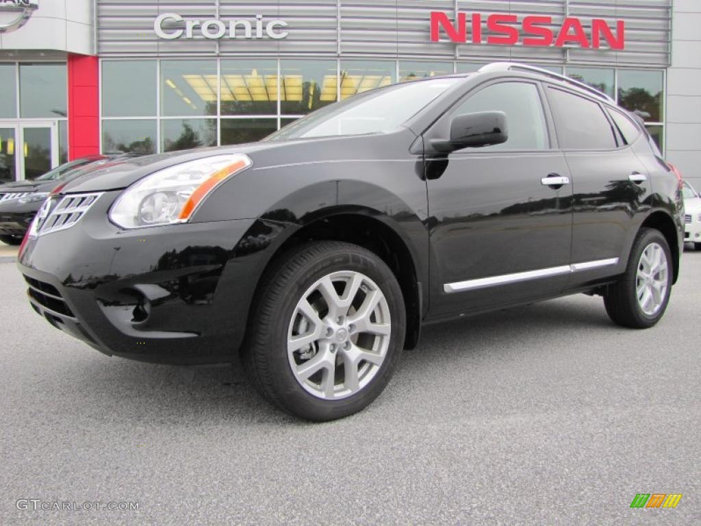 2011 Rogue SV - Wicked Black / Black photo #1