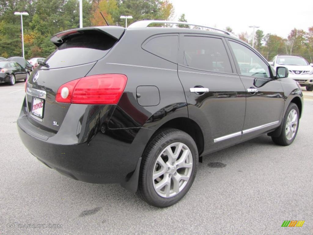 2011 Rogue SV - Wicked Black / Black photo #5