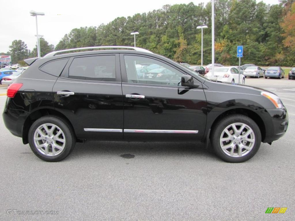 Wicked Black 2011 Nissan Rogue SV Exterior Photo #39251160