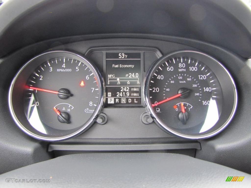 2011 Nissan Rogue SV Gauges Photo #39251292