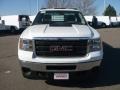 2011 Summit White GMC Sierra 3500HD Work Truck Regular Cab 4x4 Flat Bed  photo #2