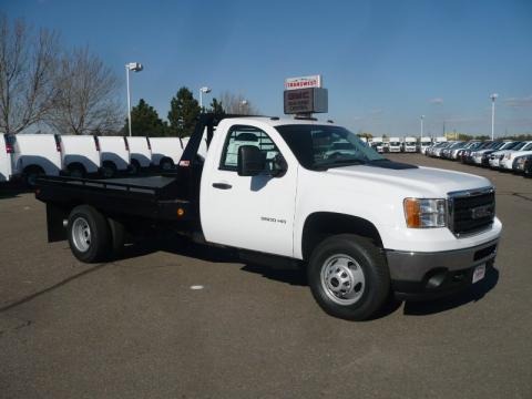 2011 GMC Sierra 3500HD Work Truck Regular Cab 4x4 Flat Bed Data, Info and Specs