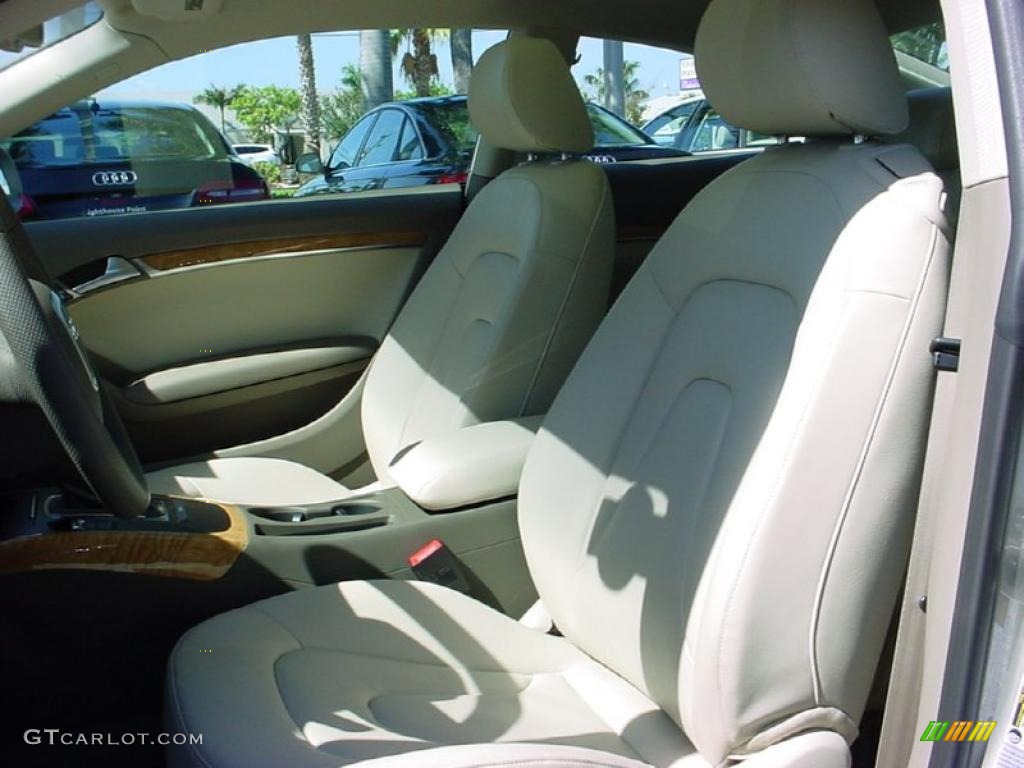 Linen Beige Interior 2009 Audi A5 3.2 quattro Coupe Photo #39253786