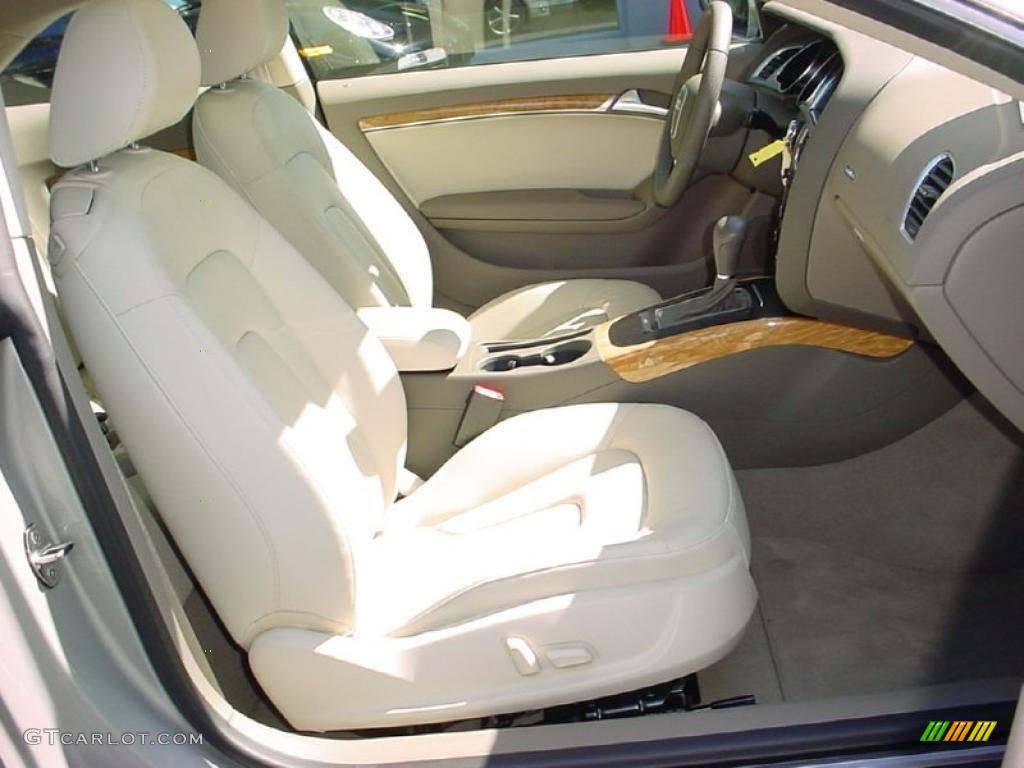 Linen Beige Interior 2009 Audi A5 3.2 quattro Coupe Photo #39253798
